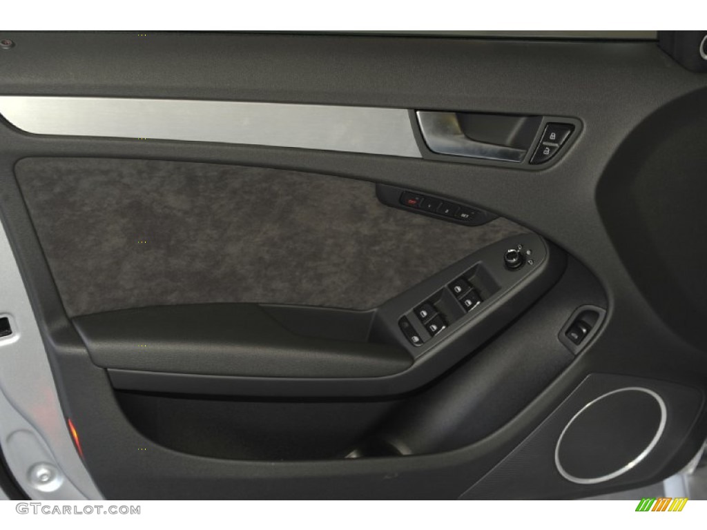 2012 Audi A4 2.0T quattro Sedan Black Door Panel Photo #53814539