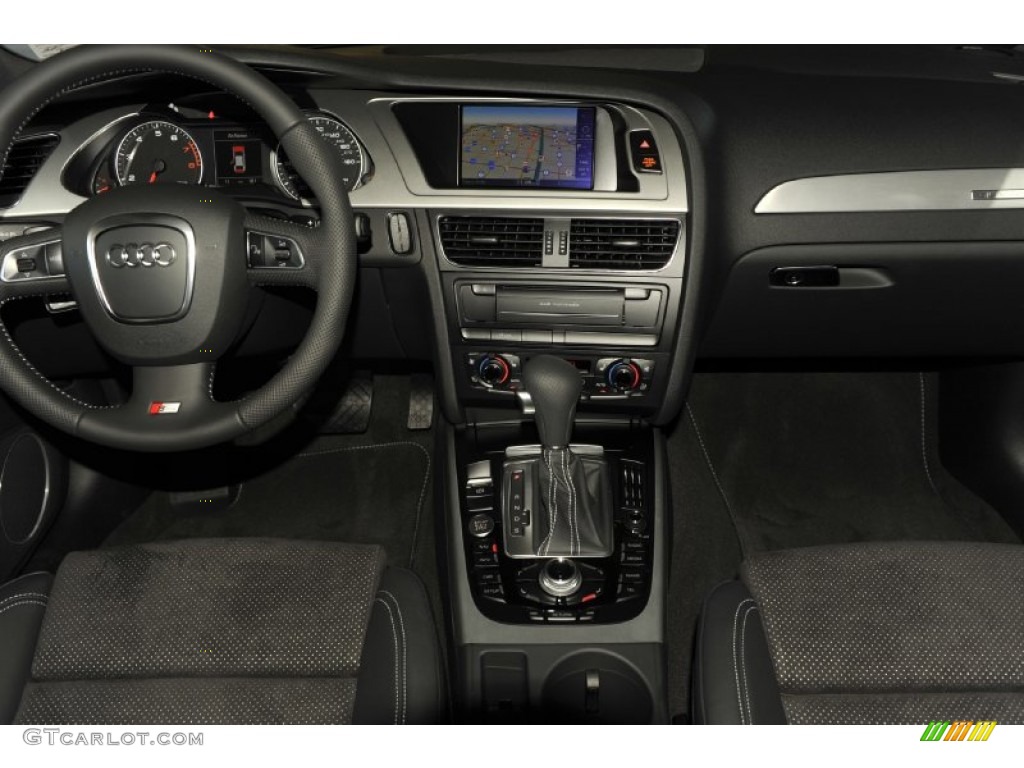 2012 Audi A4 2.0T quattro Sedan Black Dashboard Photo #53814730