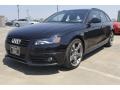 2012 Phantom Black Pearl Effect Audi A4 2.0T quattro Avant  photo #4