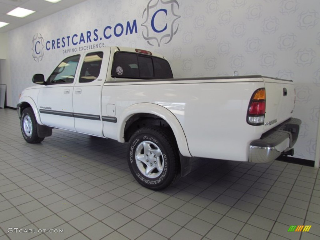 2001 Tundra SR5 Extended Cab - Natural White / Gray photo #2