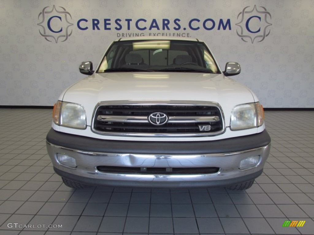 2001 Tundra SR5 Extended Cab - Natural White / Gray photo #6