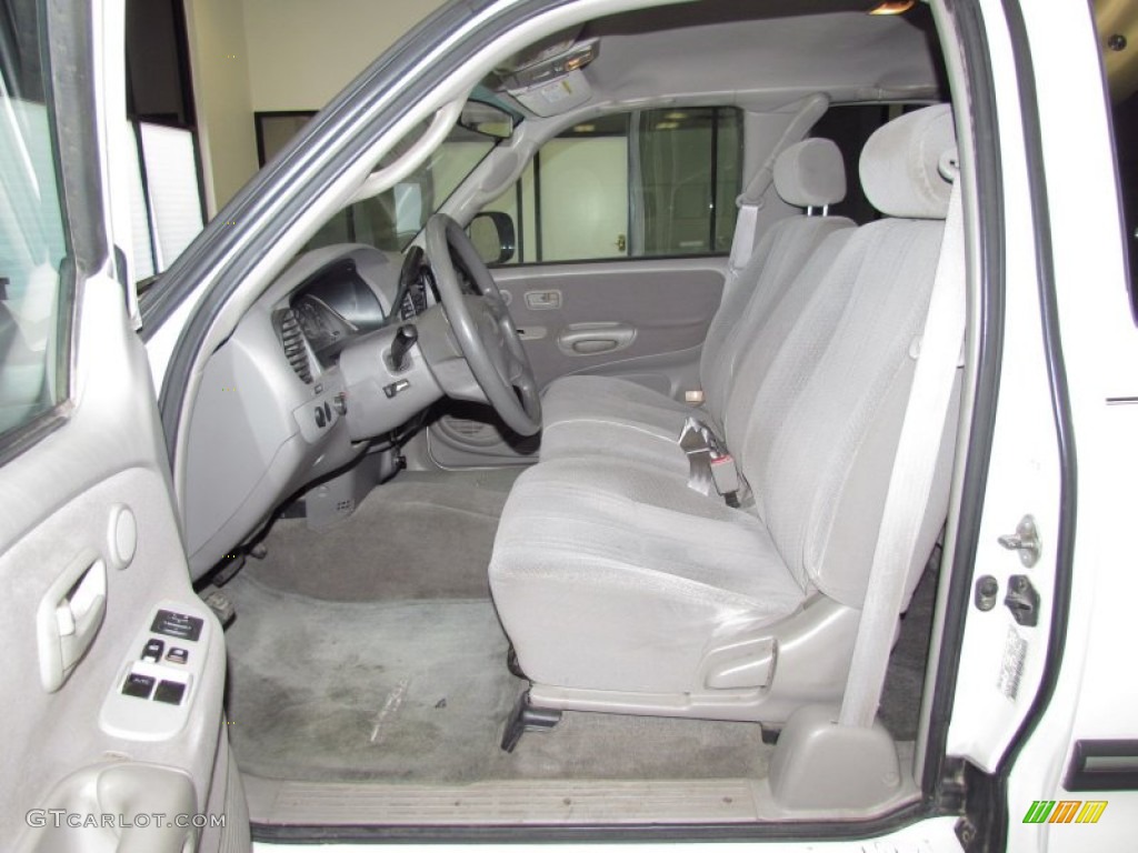 2001 Tundra SR5 Extended Cab - Natural White / Gray photo #8