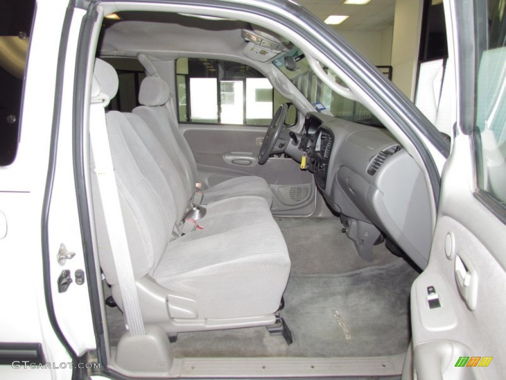 2001 Tundra SR5 Extended Cab - Natural White / Gray photo #10