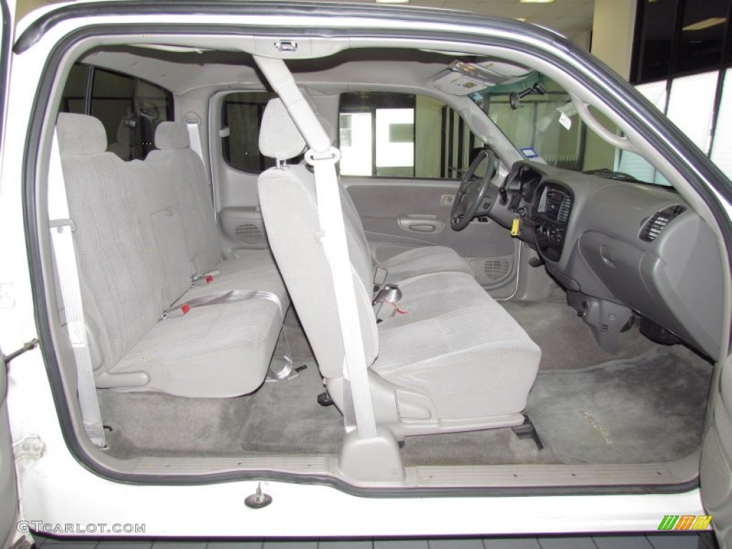 2001 Tundra SR5 Extended Cab - Natural White / Gray photo #11