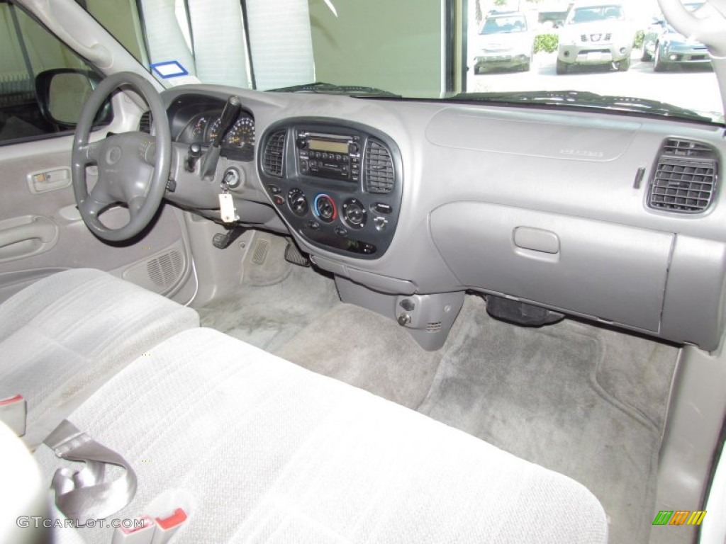 2001 Tundra SR5 Extended Cab - Natural White / Gray photo #14