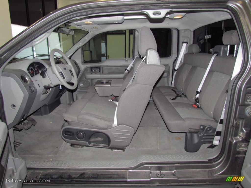 2004 F150 XLT SuperCab - Dark Shadow Grey Metallic / Medium Graphite photo #9
