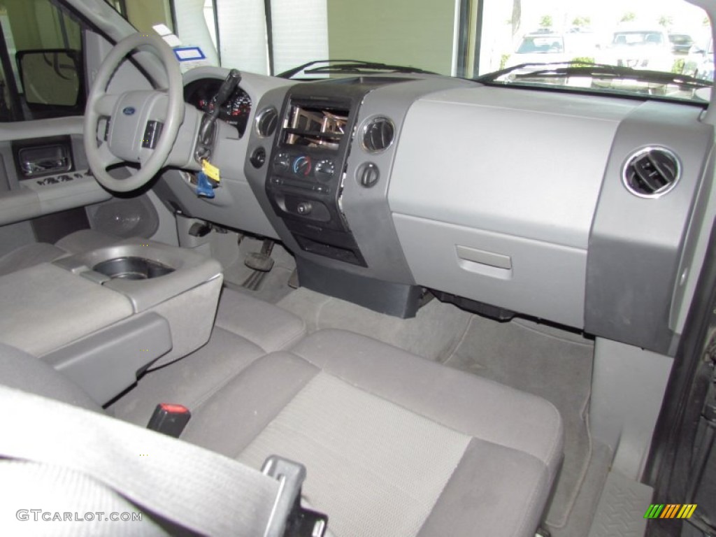 2004 F150 XLT SuperCab - Dark Shadow Grey Metallic / Medium Graphite photo #16