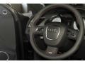 2012 Audi S5 Magma Red Interior Steering Wheel Photo