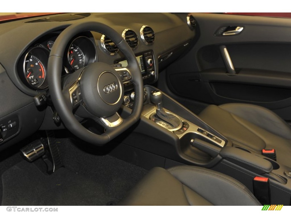 Black Interior 2012 Audi TT 2.0T quattro Roadster Photo #53815967