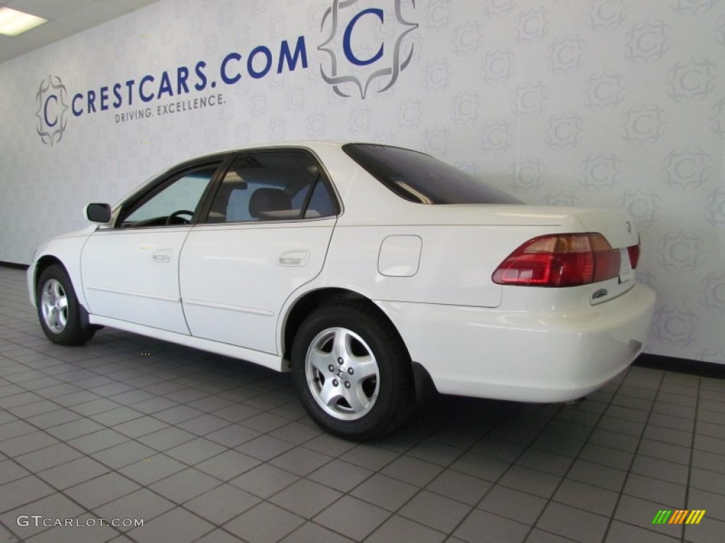 2000 Accord EX V6 Sedan - Taffeta White / Ivory photo #2