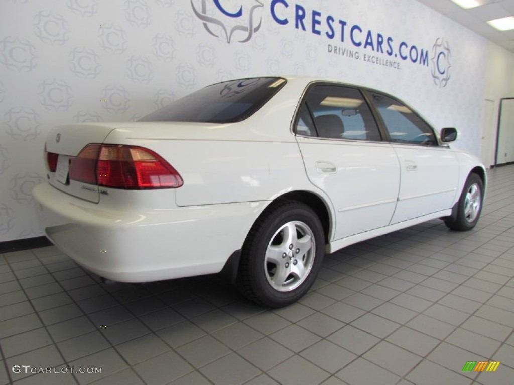2000 Accord EX V6 Sedan - Taffeta White / Ivory photo #3