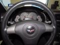 Ebony Black 2006 Chevrolet Corvette Convertible Steering Wheel