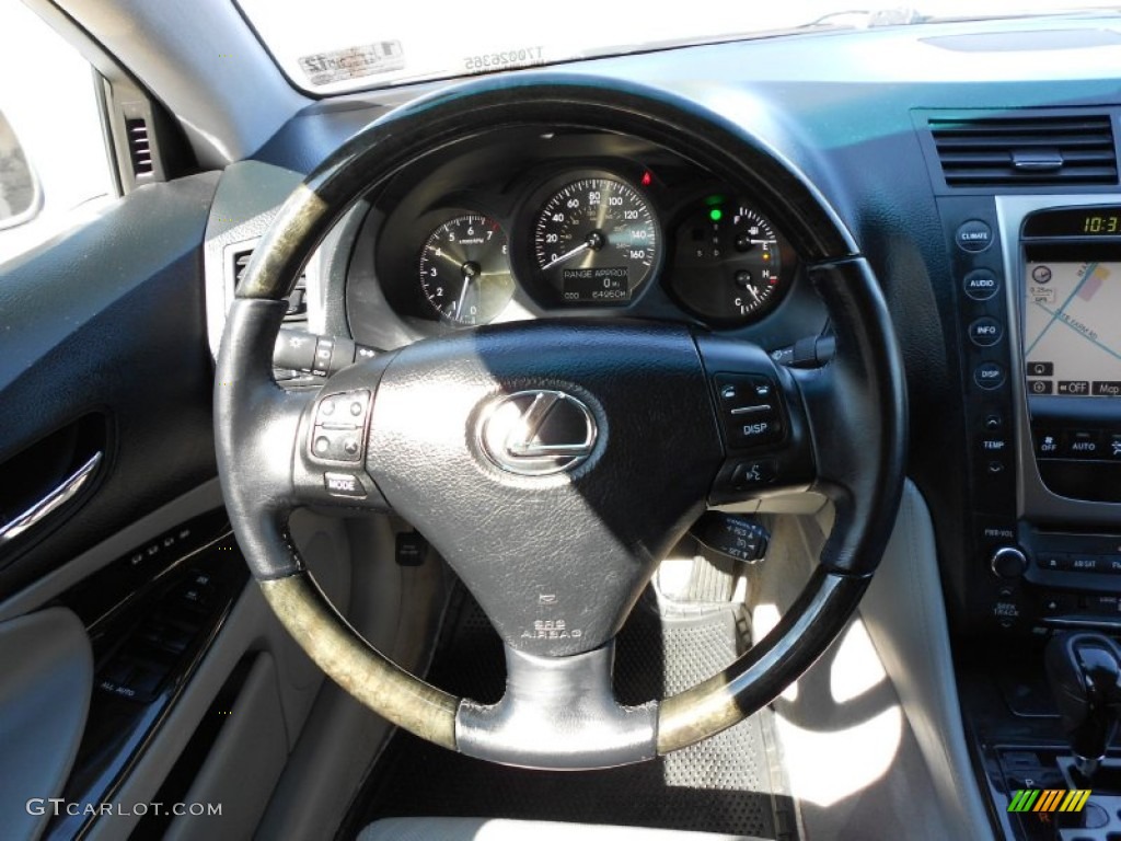 2007 Lexus GS 350 Ash Steering Wheel Photo #53817596