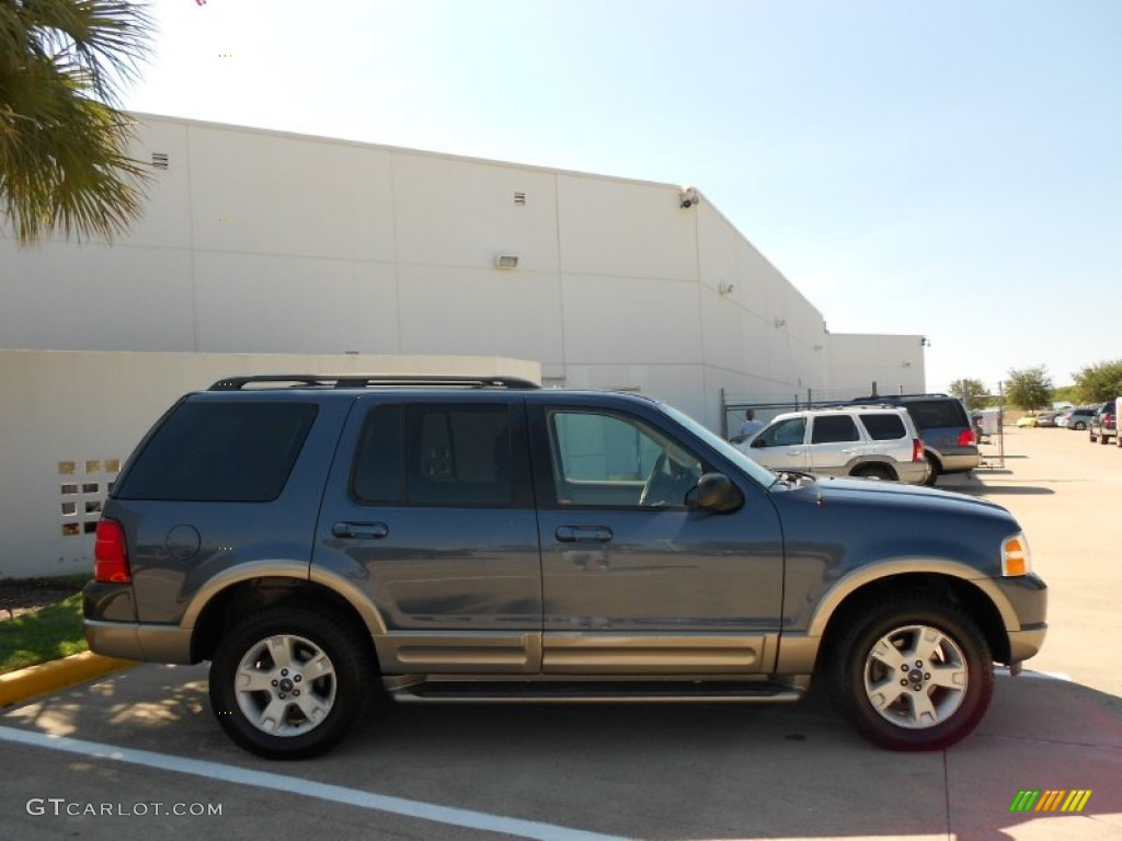 2003 Explorer Eddie Bauer - Medium Wedgewood Blue Metallic / Medium Parchment Beige photo #8