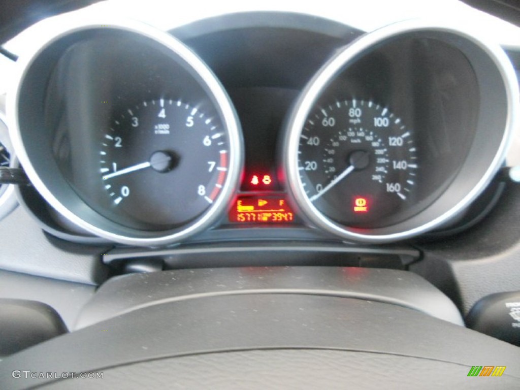 2010 MAZDA3 i SV 4 Door - Crystal White Pearl Mica / Black photo #22