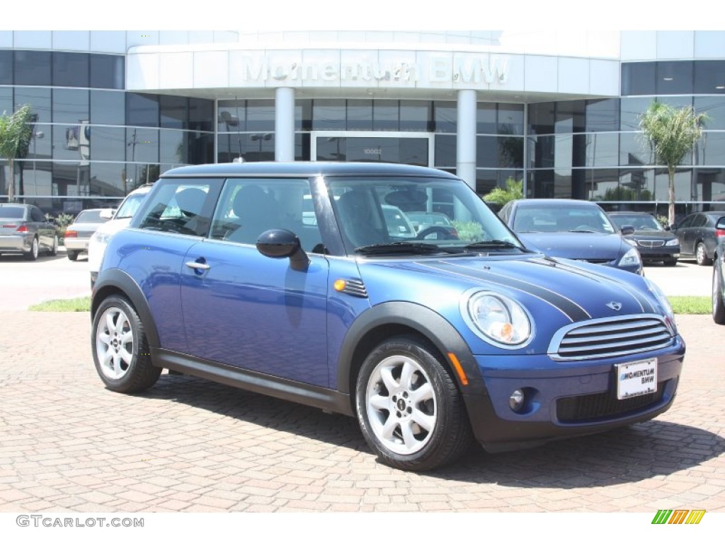 2008 Cooper Hardtop - Lightning Blue Metallic / Grey/Black photo #1