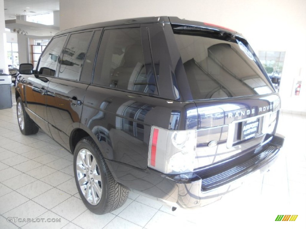 2008 Range Rover V8 Supercharged - Buckingham Blue Metallic / Parchment photo #7