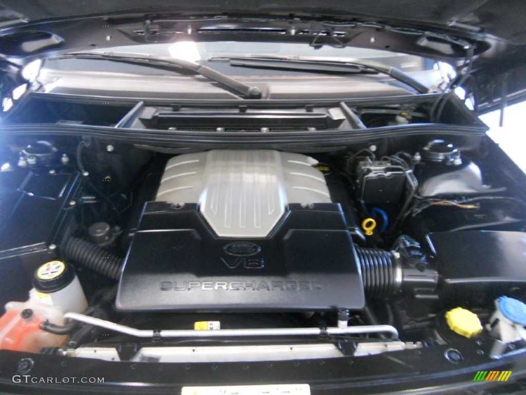 2008 Range Rover V8 Supercharged - Buckingham Blue Metallic / Parchment photo #11