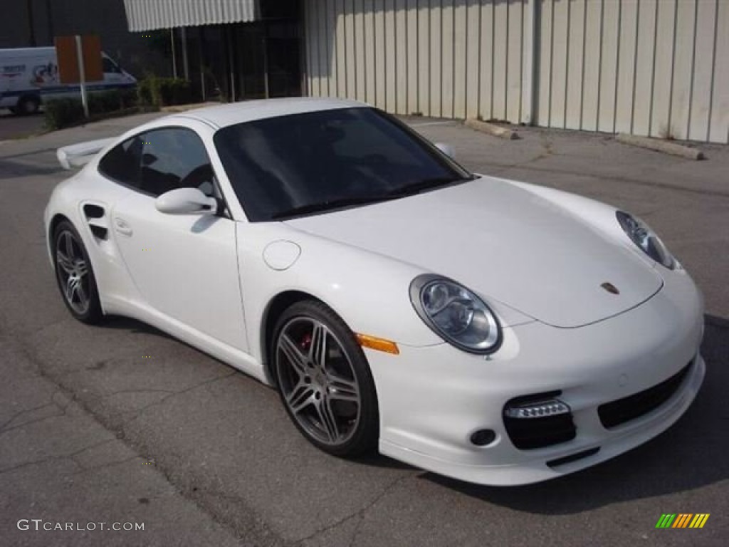 Carrara White 2008 Porsche 911 Turbo Coupe Exterior Photo #53819649