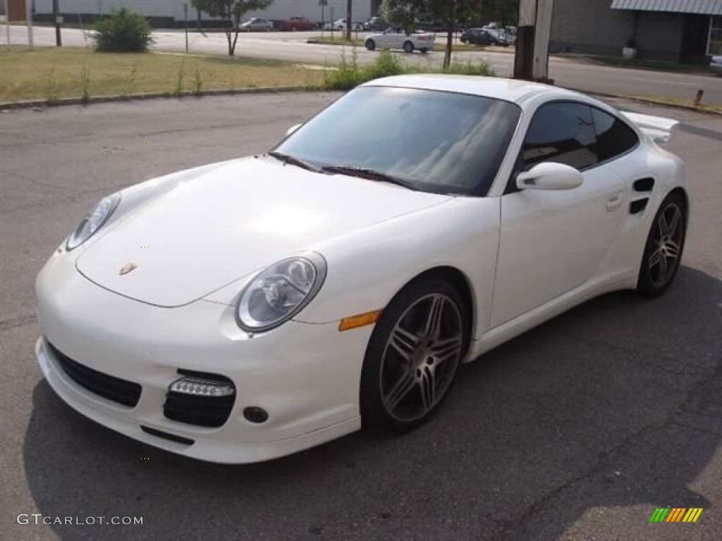 Carrara White 2008 Porsche 911 Turbo Coupe Exterior Photo #53819655