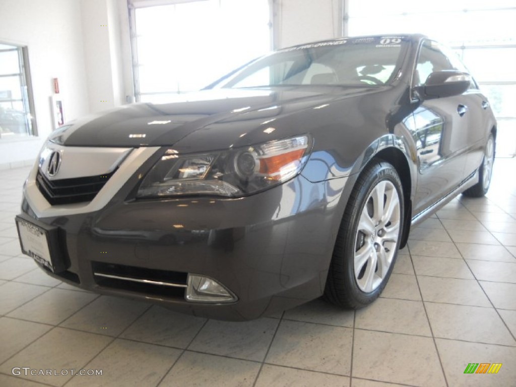 2009 RL 3.7 AWD Sedan - Grigio Metallic / Parchment photo #1