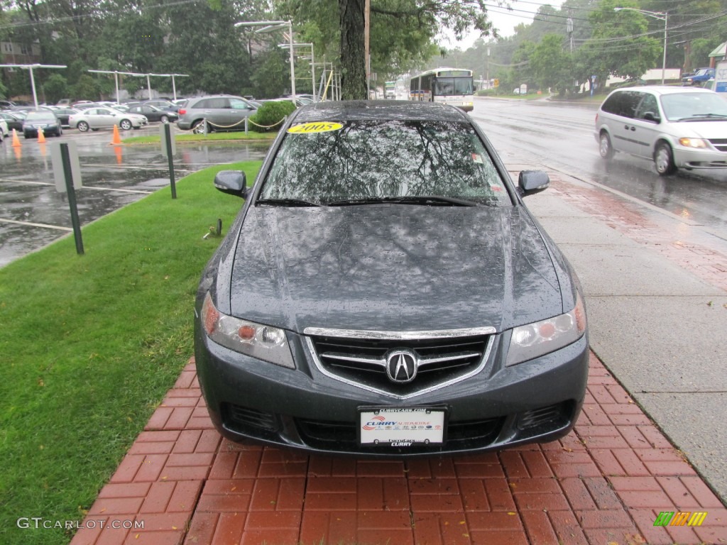 2005 TSX Sedan - Carbon Gray Pearl / Ebony photo #2