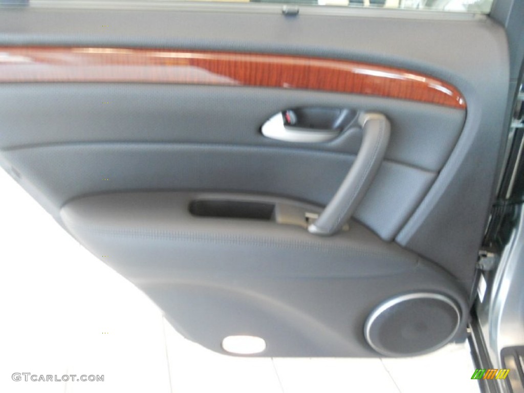 2010 Acura RL Technology Ebony Door Panel Photo #53820509