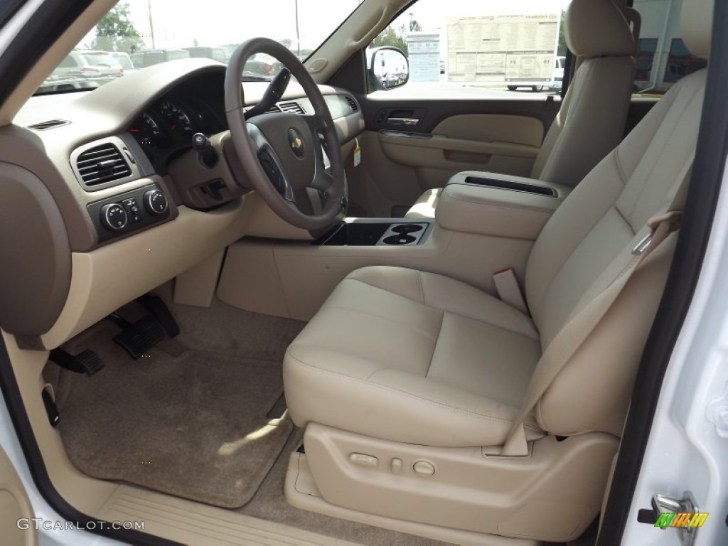 Light Cashmere/Dark Cashmere Interior 2012 Chevrolet Suburban Z71 4x4 Photo #53820764