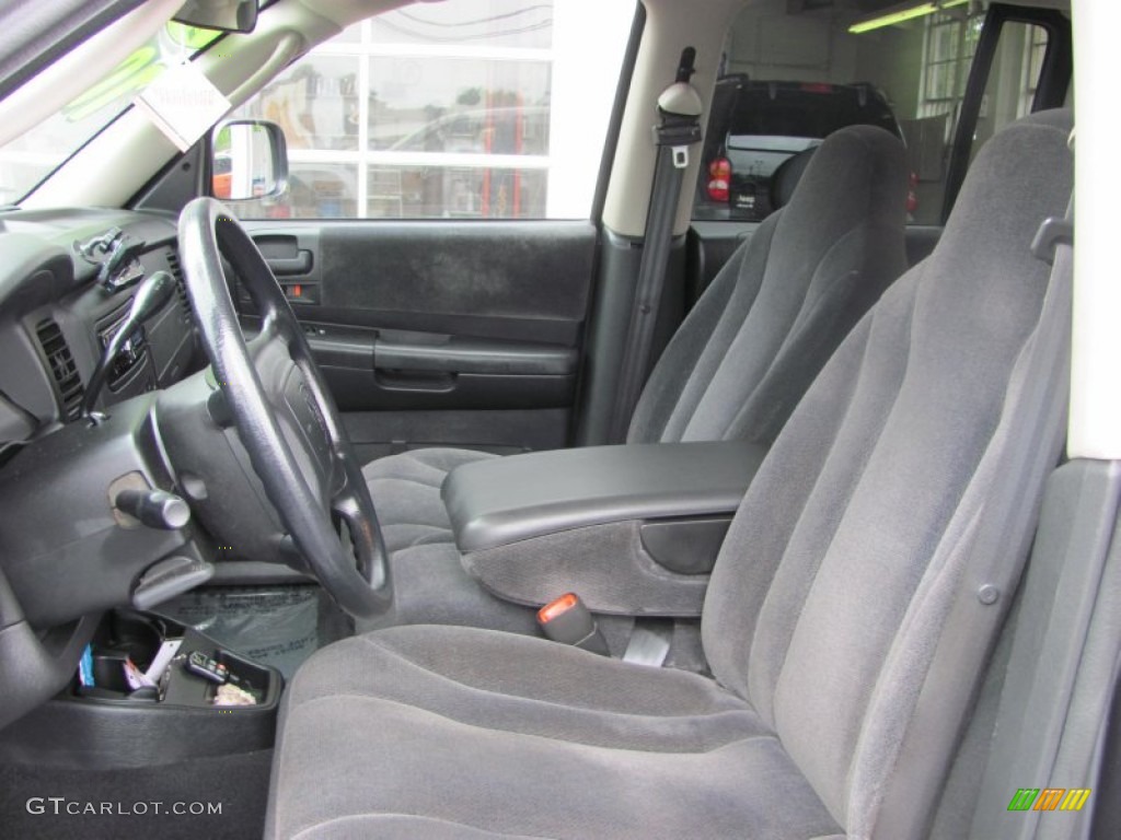 Dark Slate Gray Interior 2002 Dodge Dakota SLT Quad Cab Photo #53821616