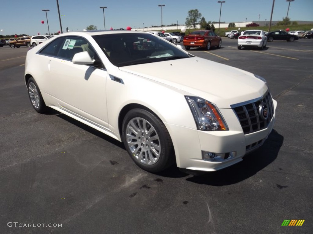 White Diamond Tricoat 2012 Cadillac CTS Coupe Exterior Photo #53821619
