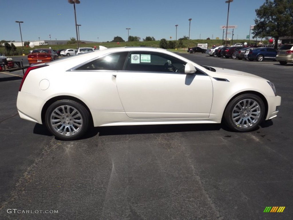 White Diamond Tricoat 2012 Cadillac CTS Coupe Exterior Photo #53821622