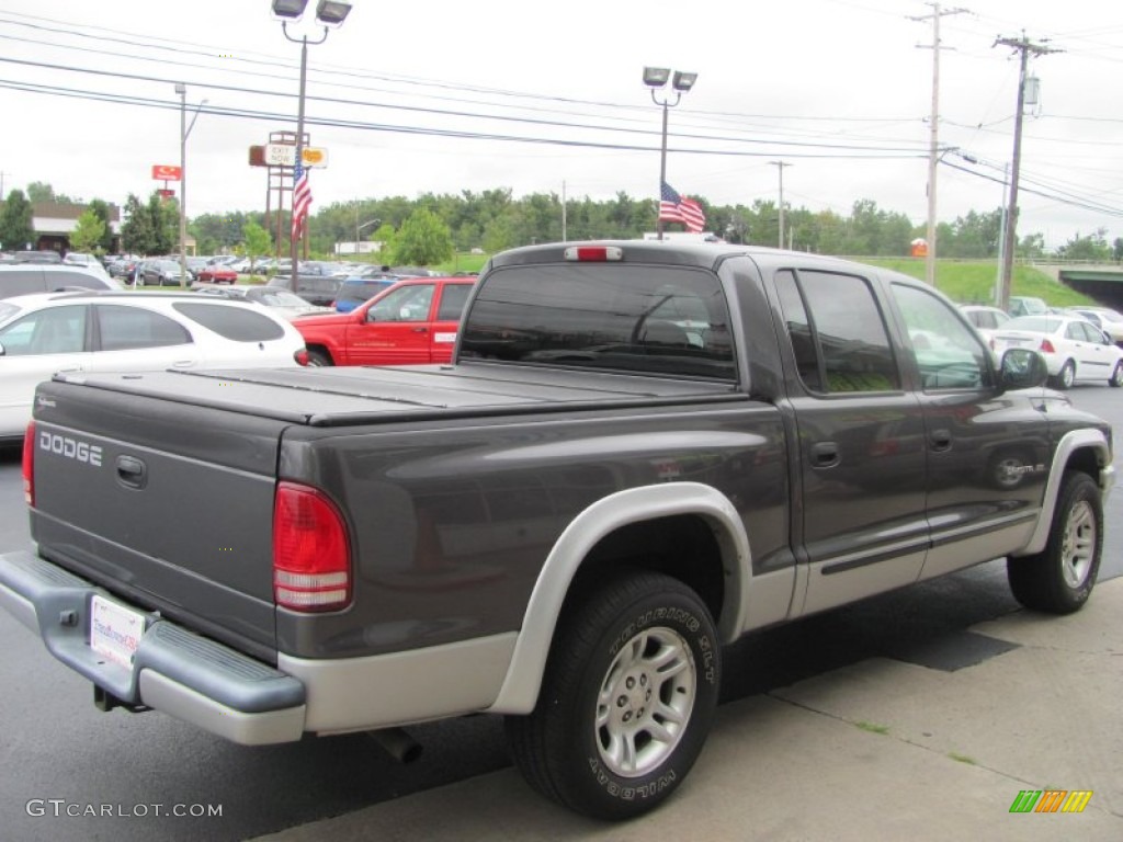 Graphite Metallic 2002 Dodge Dakota SLT Quad Cab Exterior Photo #53821655