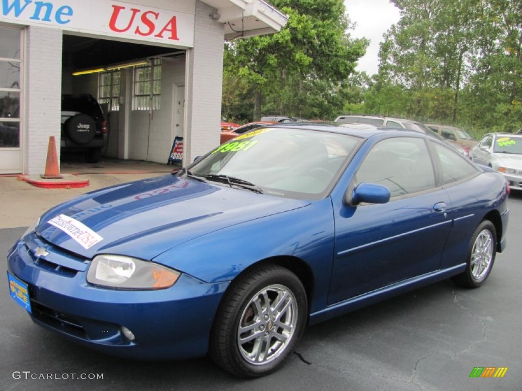 2003 Cavalier LS Sport Coupe - Arrival Blue Metallic / Graphite Gray photo #1