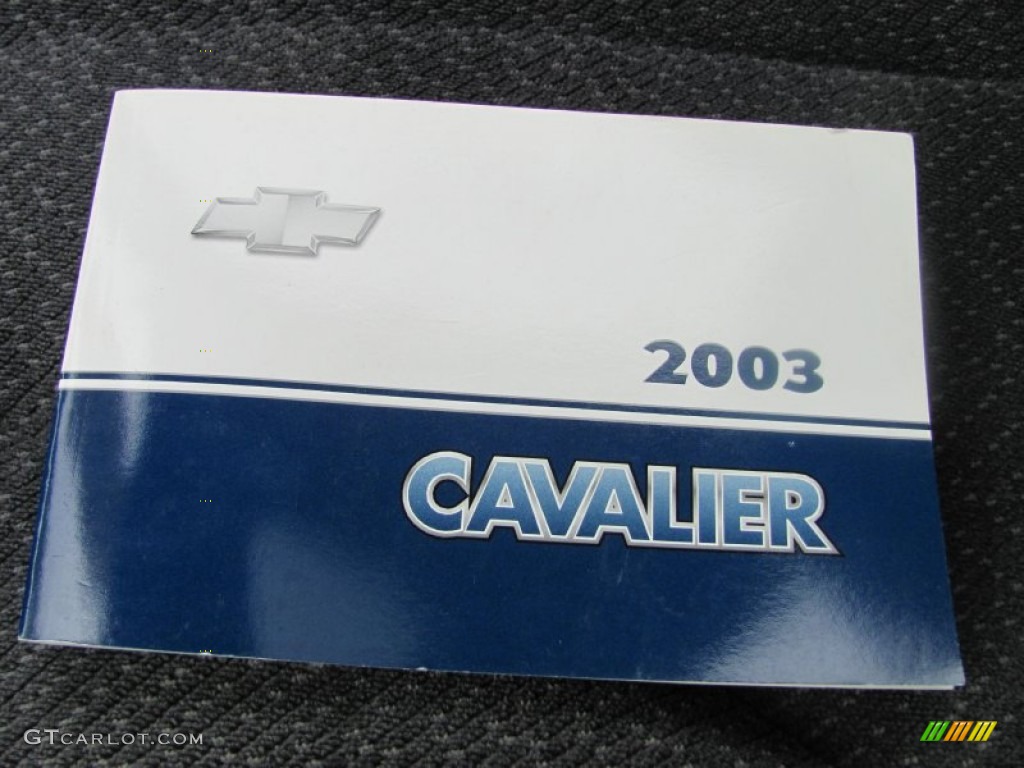 2003 Chevrolet Cavalier LS Sport Coupe Books/Manuals Photos