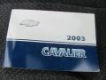 2003 Arrival Blue Metallic Chevrolet Cavalier LS Sport Coupe  photo #4