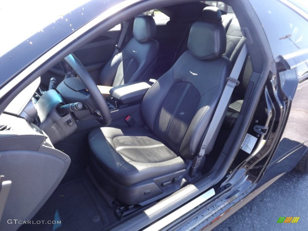 Ebony Interior 2011 Cadillac CTS -V Coupe Photo #53822381
