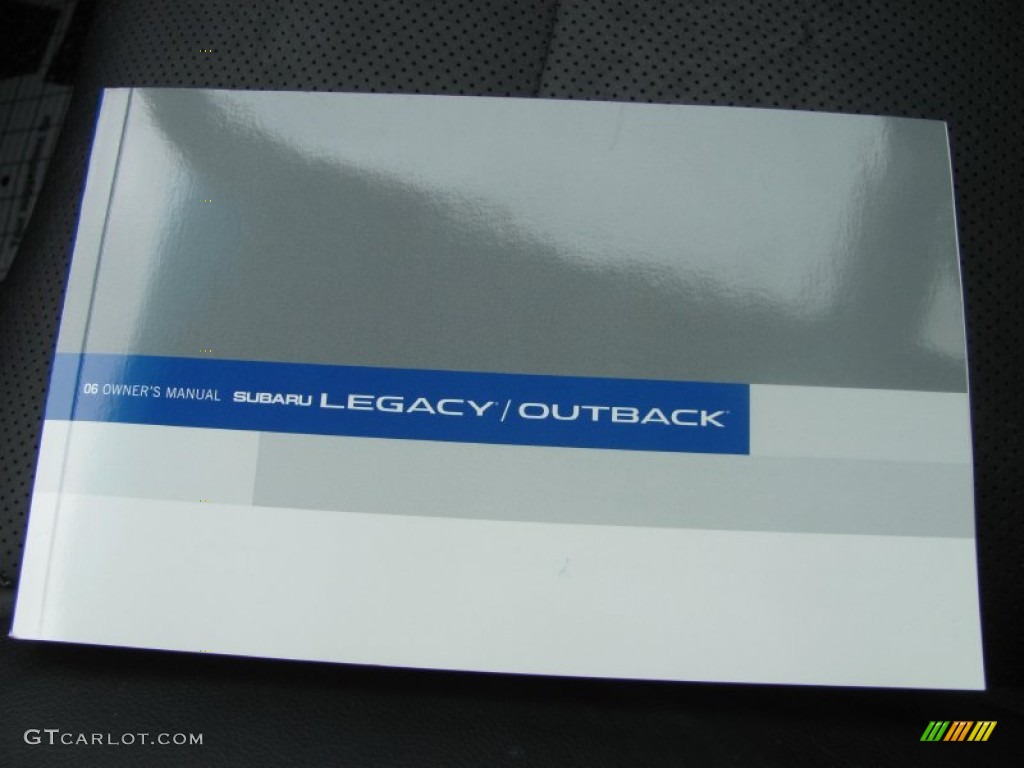 2006 Legacy 2.5 GT Limited Sedan - Obsidian Black Pearl / Off-Black photo #4