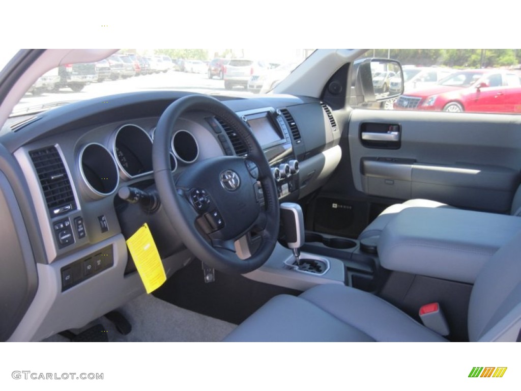 Graphite Gray Interior 2011 Toyota Sequoia Limited 4WD Photo #53824127