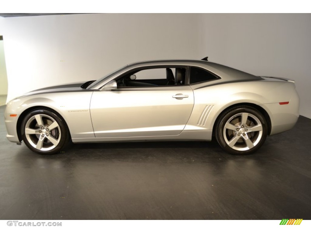 2010 Camaro SS Coupe - Silver Ice Metallic / Black photo #3