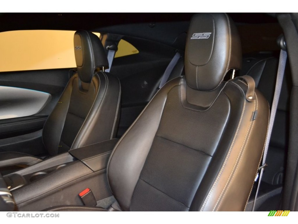 Black Interior 2010 Chevrolet Camaro SS Coupe Photo #53824198