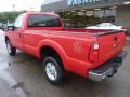 2011 Vermillion Red Ford F350 Super Duty XLT Regular Cab 4x4  photo #2