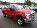 Vermillion Red 2011 Ford F350 Super Duty XLT Regular Cab 4x4 Exterior