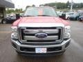 2011 Vermillion Red Ford F350 Super Duty XLT Regular Cab 4x4  photo #7