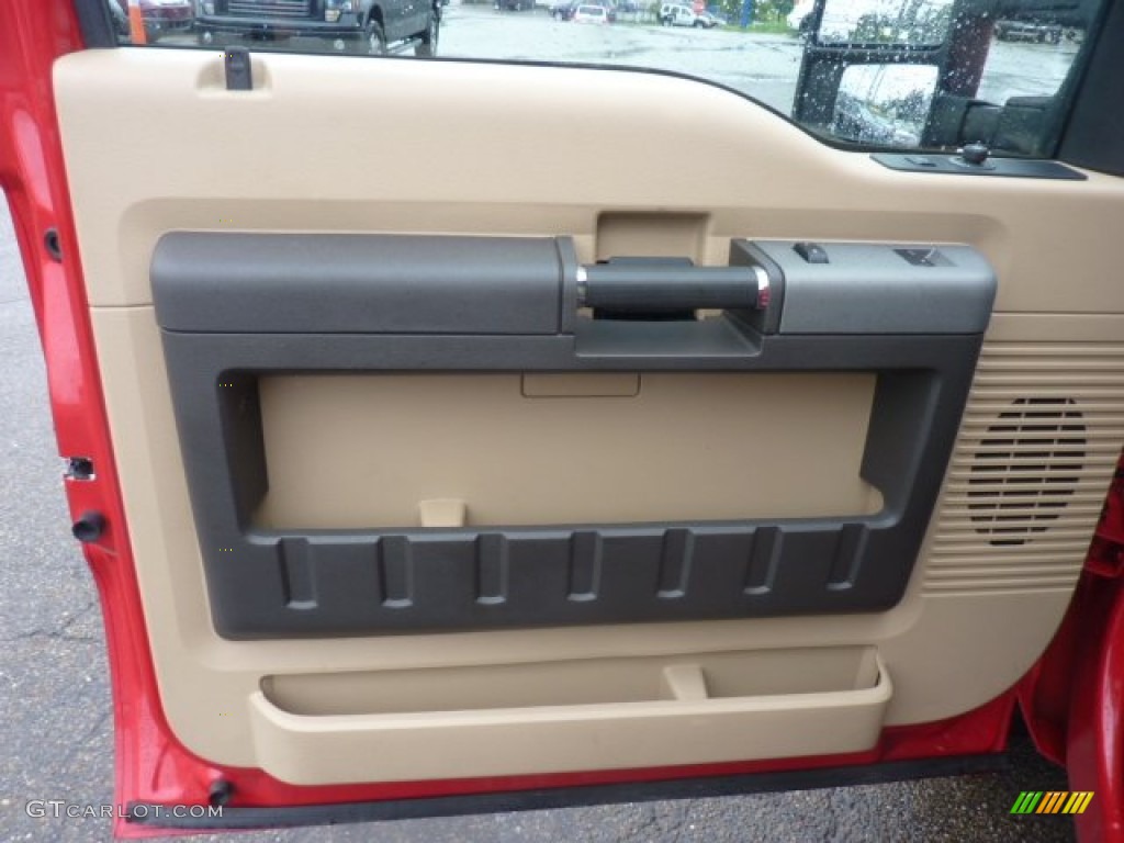 2011 Ford F350 Super Duty XLT Regular Cab 4x4 Adobe Door Panel Photo #53827447