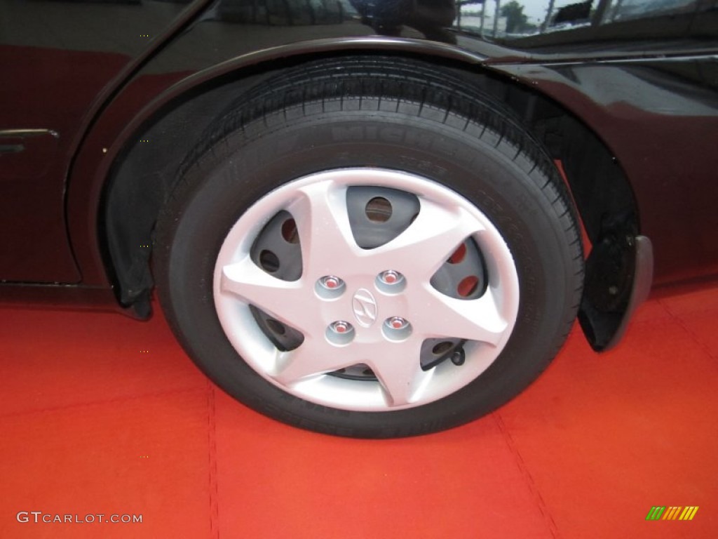 2006 Elantra GLS Sedan - Ebony Black / Gray photo #10
