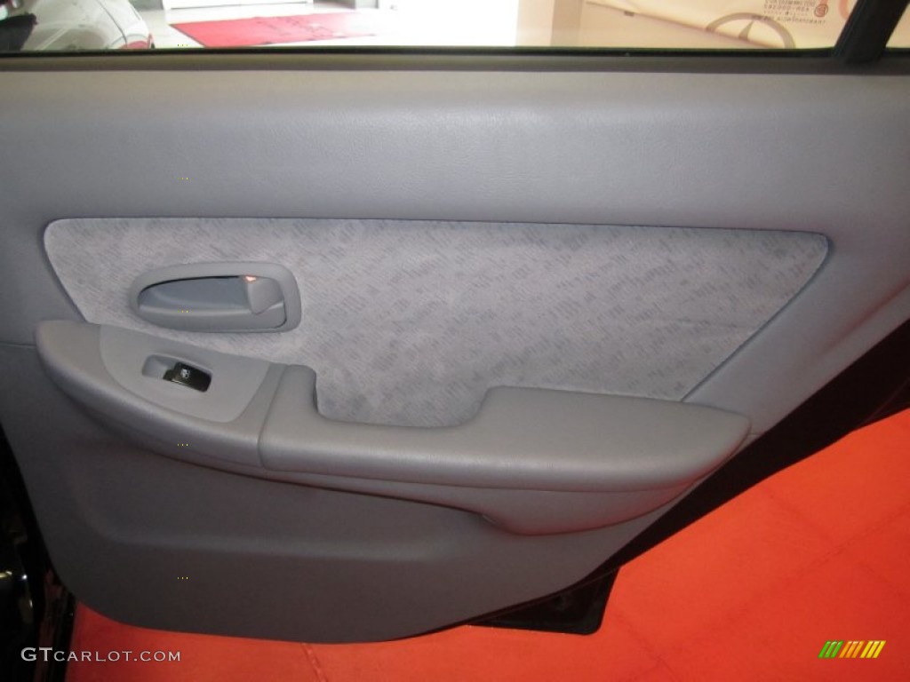 2006 Elantra GLS Sedan - Ebony Black / Gray photo #23
