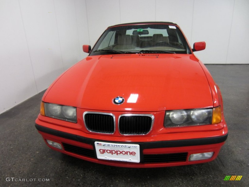 1999 3 Series 328i Convertible - Bright Red / Sand photo #2