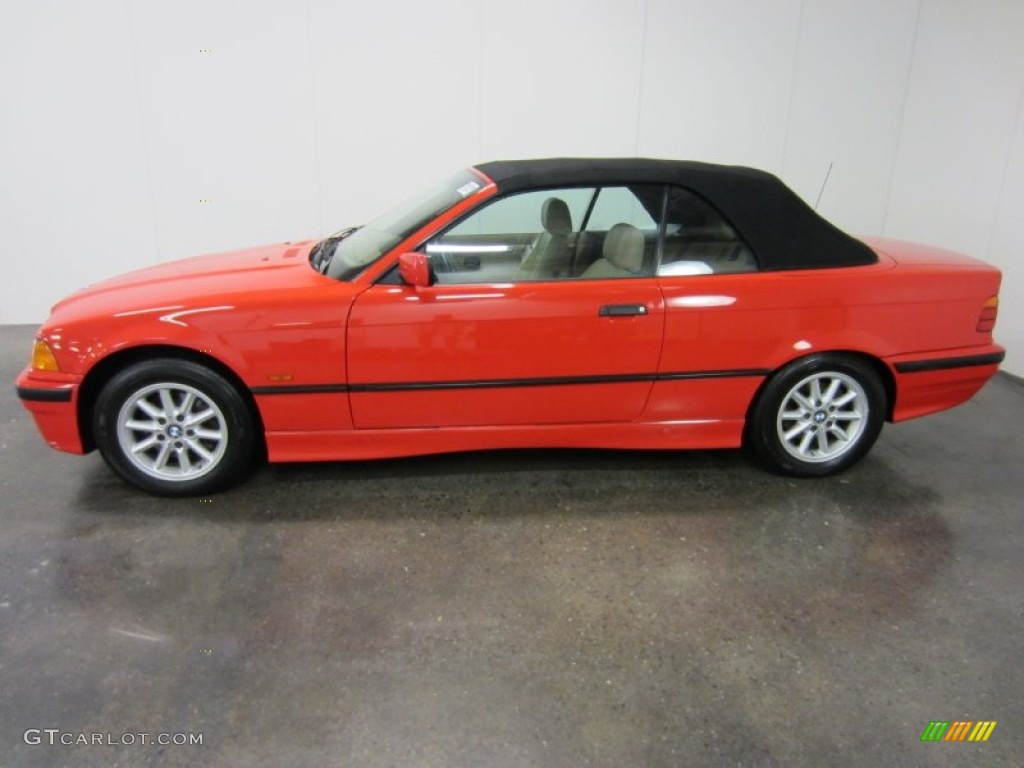 Bright Red 1999 BMW 3 Series 328i Convertible Exterior Photo #53828087