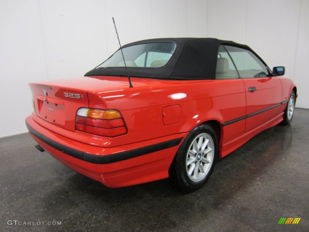 1999 3 Series 328i Convertible - Bright Red / Sand photo #9