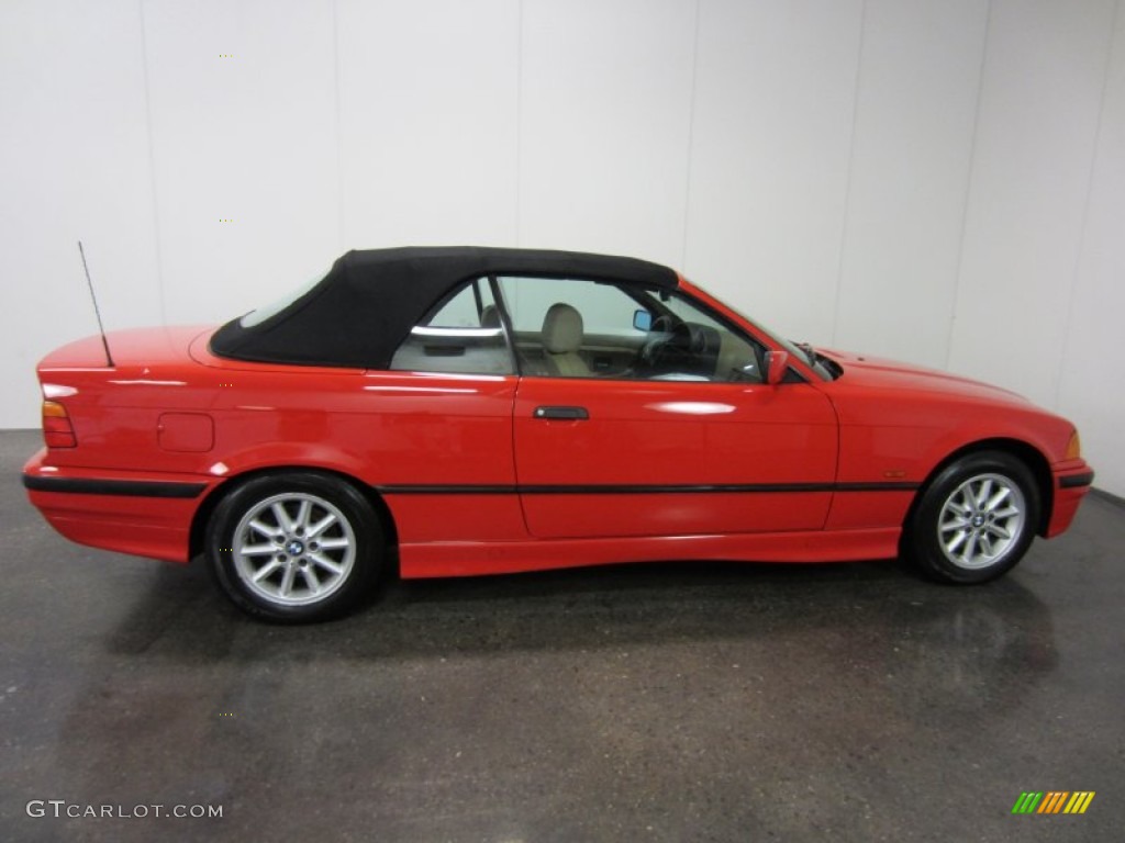 1999 3 Series 328i Convertible - Bright Red / Sand photo #11